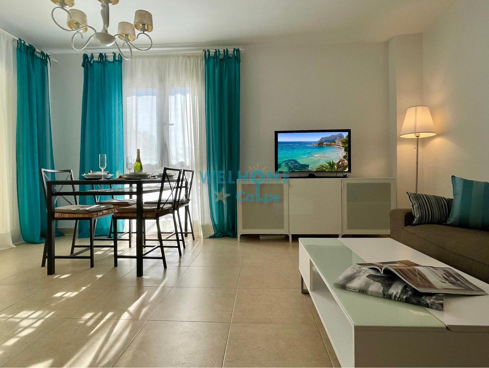 Manzana Bonito Y Comodo Apartamento Con Piscina Кальпе Екстер'єр фото